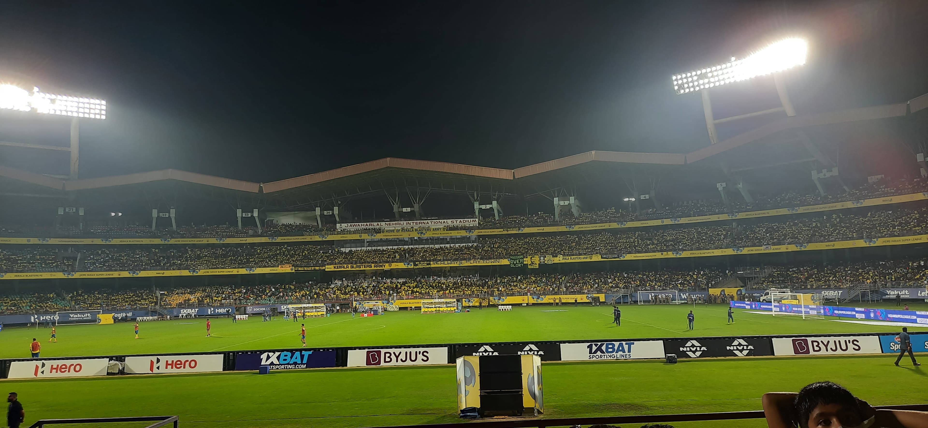 Football stadium in India