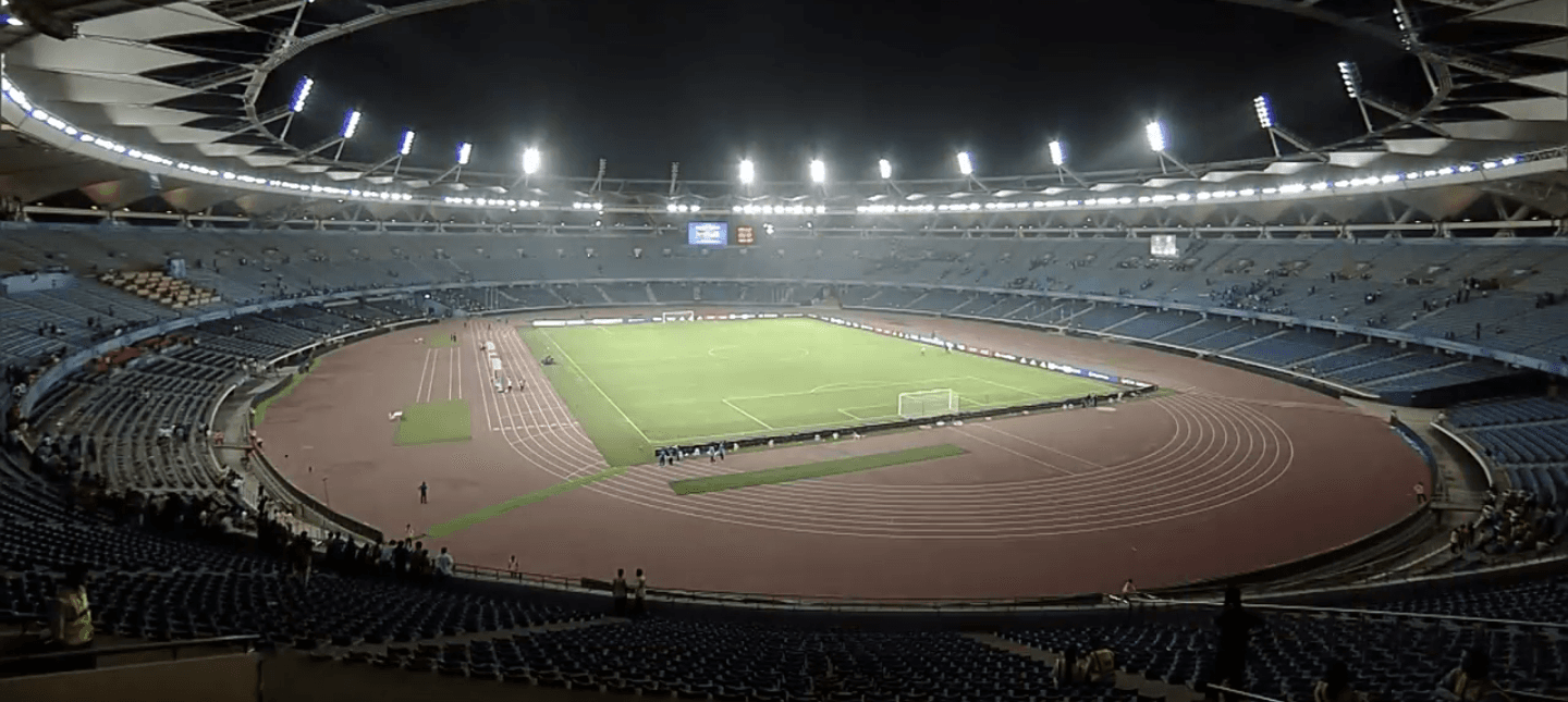 Football ground in India