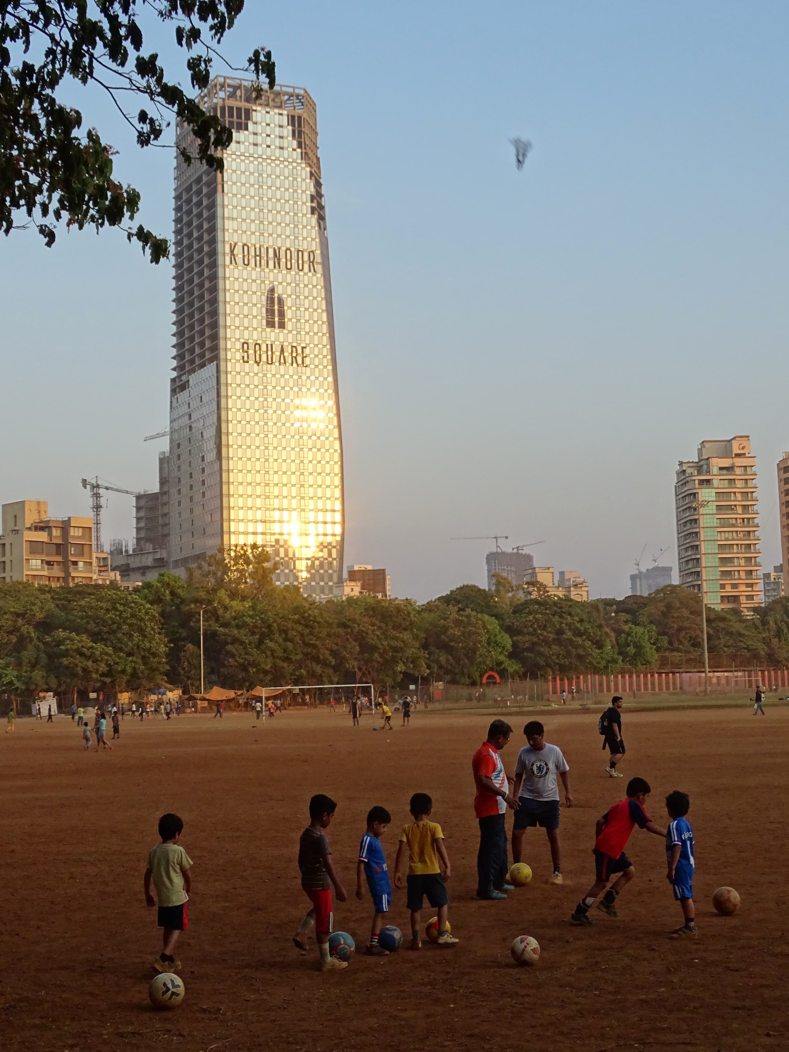 Youth football selection on an Indian ground