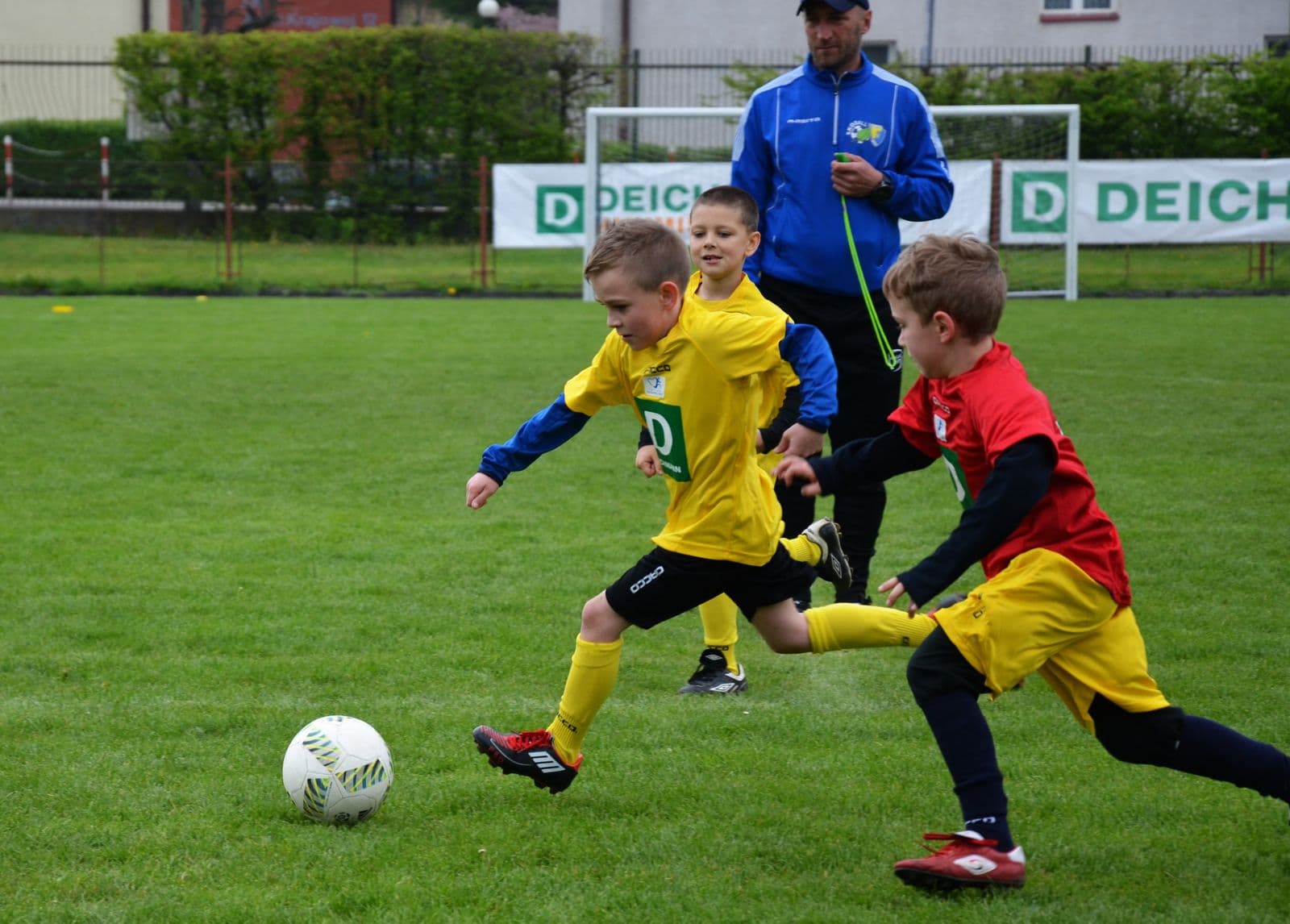 Children’s football tournament match