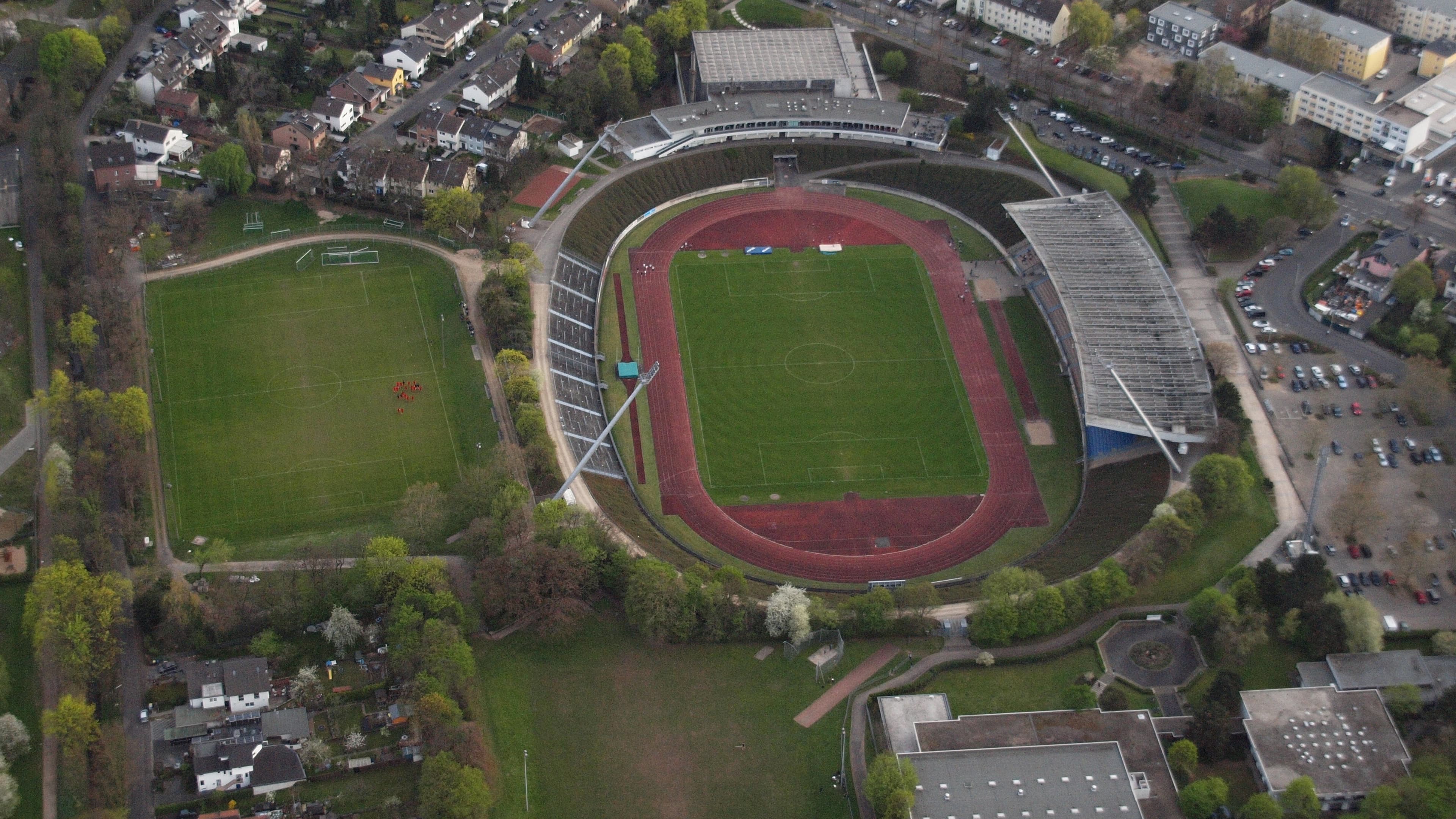 Indoor football hall in Düsseldorf, Germany