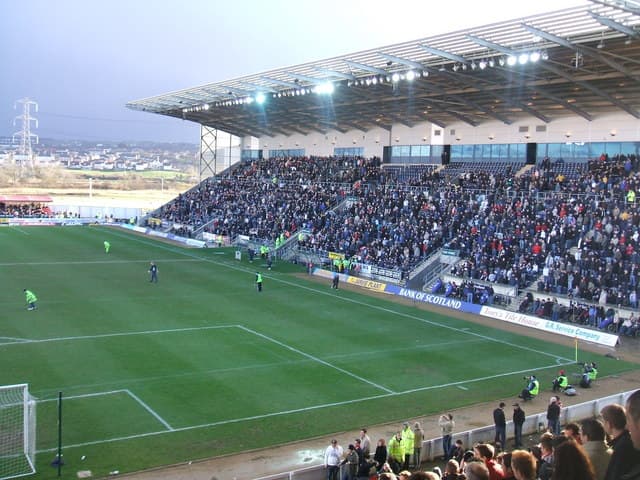 Falkirk Stadium main stand (illustrative)