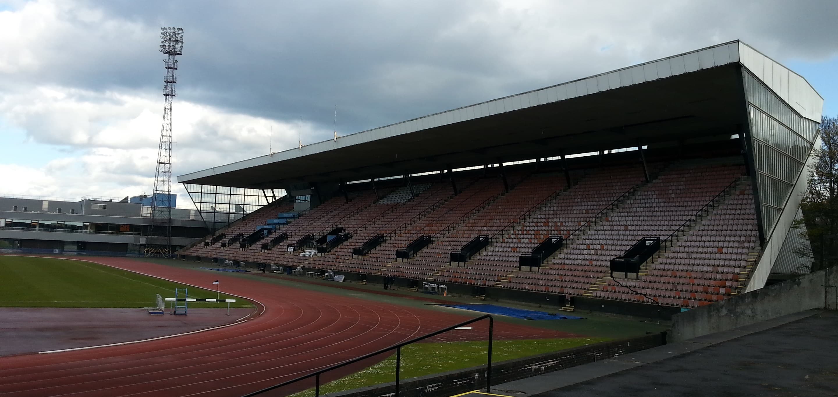 Meadowbank Stadium stand (illustrative)