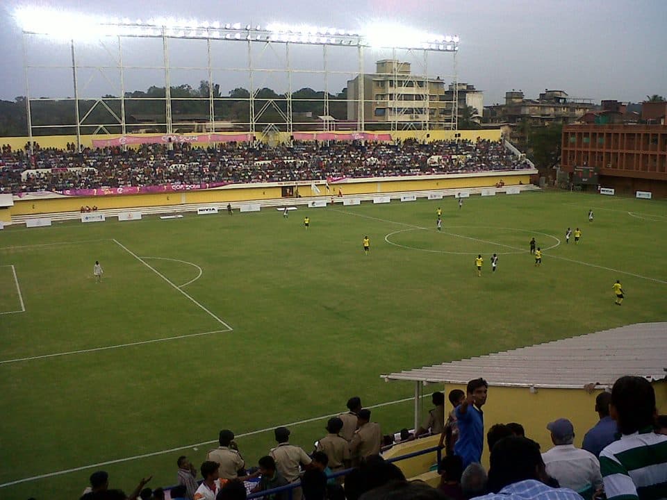 Football stadium in India
