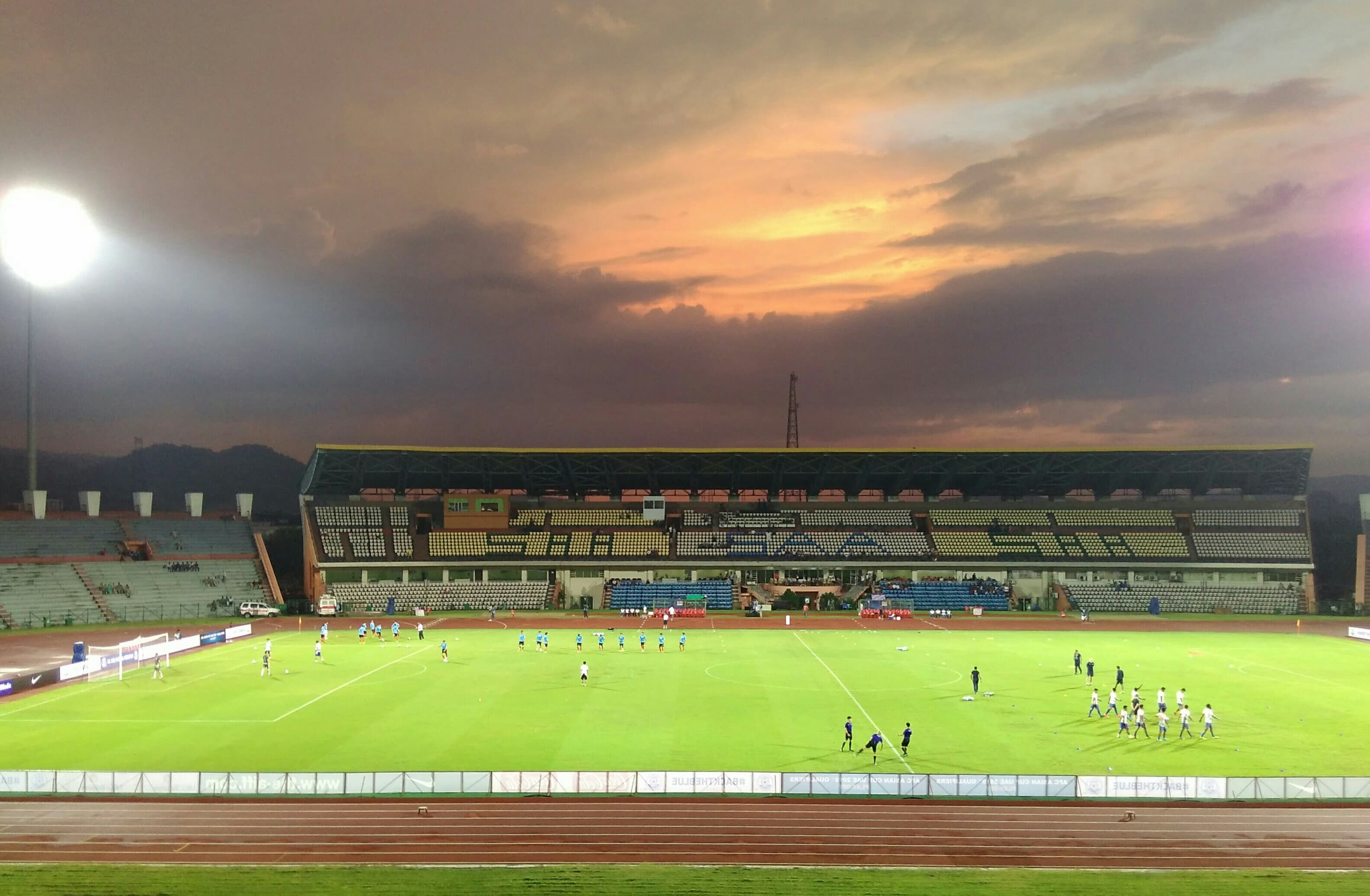Indian football stadium