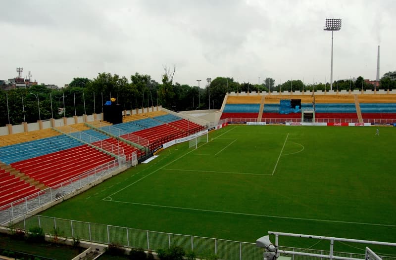 Football stadium in India