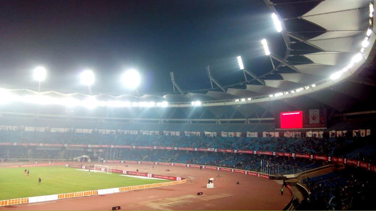 Football stadium in India