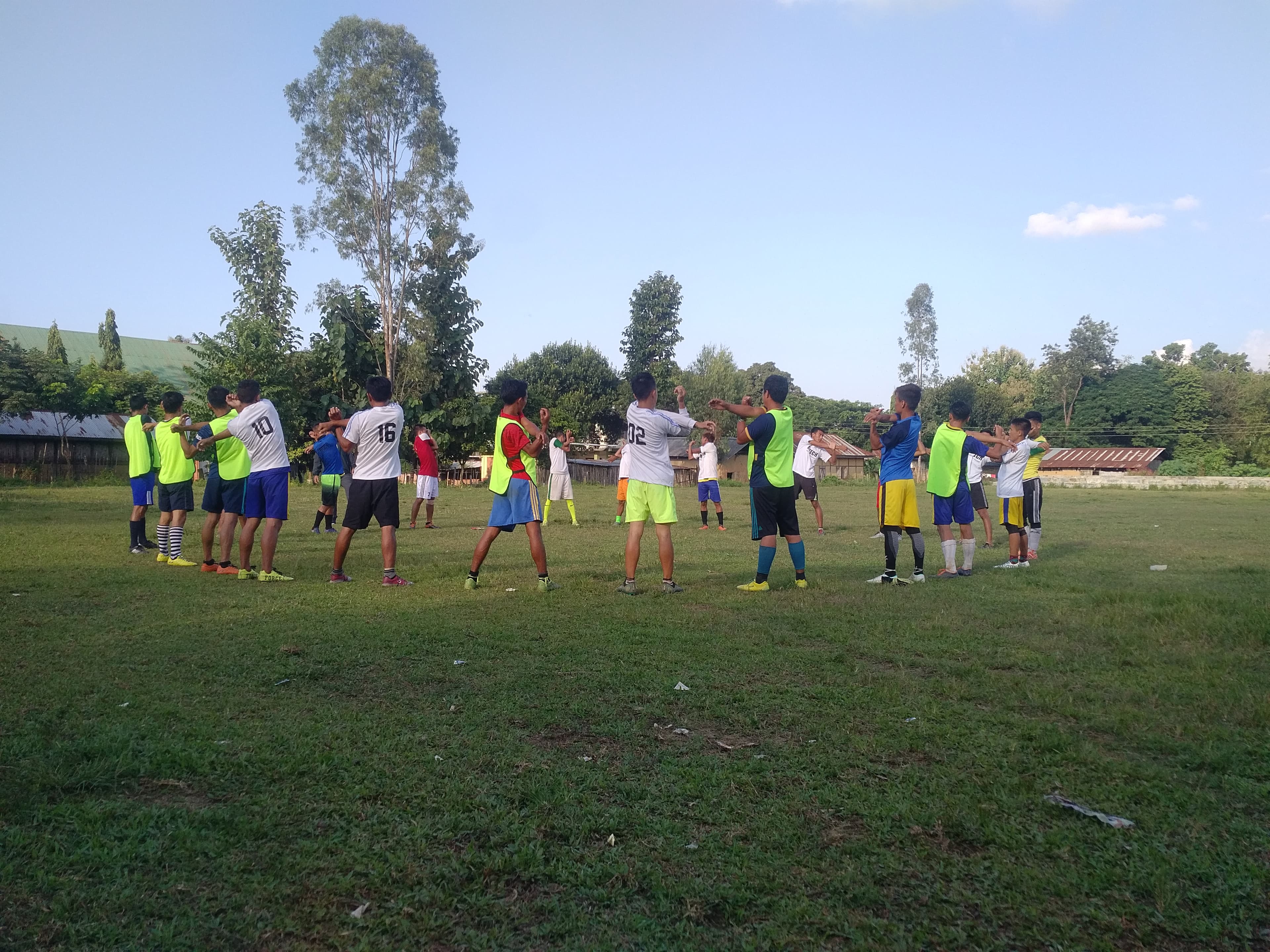 Youth football training — Jammu