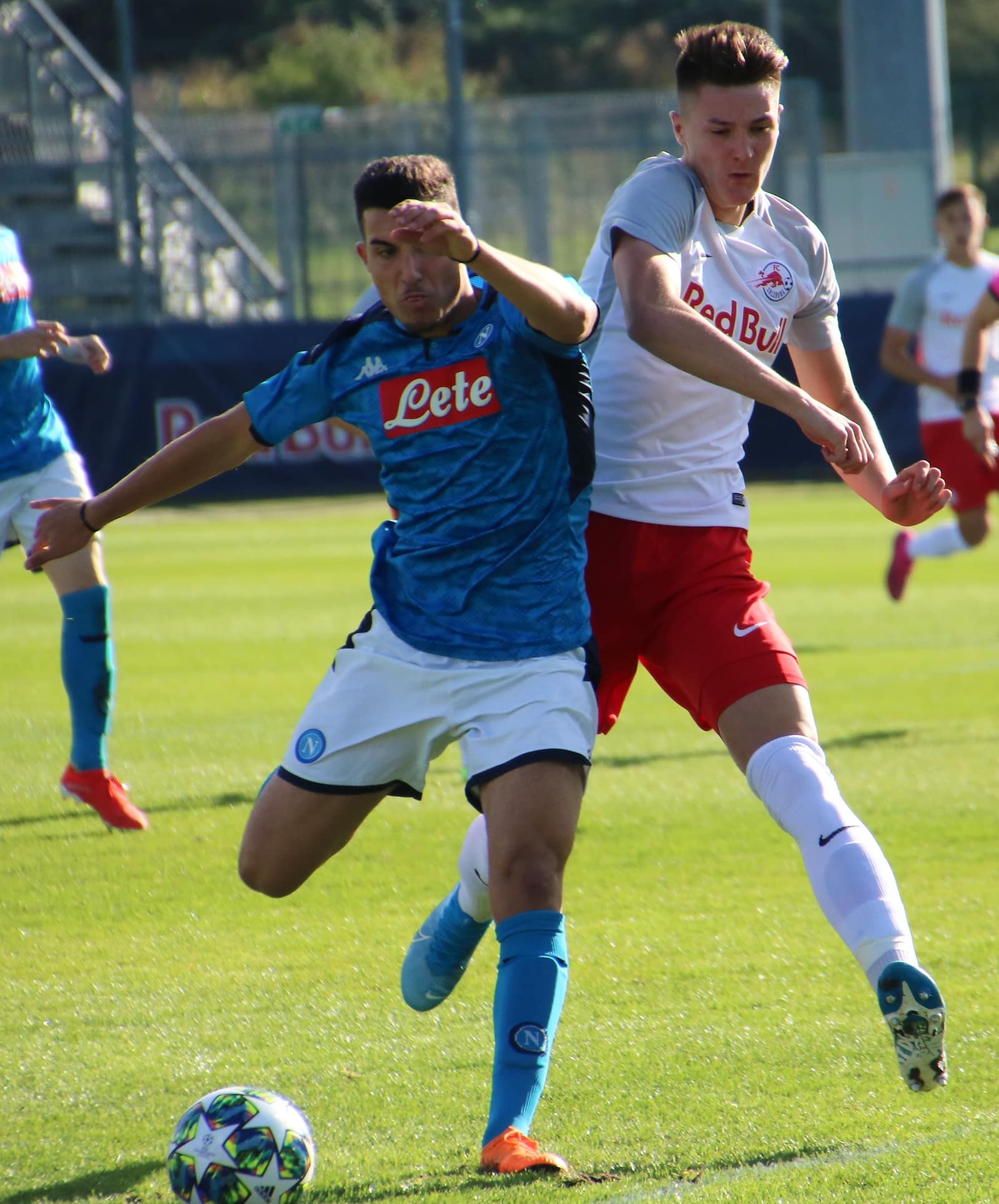 European youth match — Salzburg U19 vs Napoli U19, ball in play
